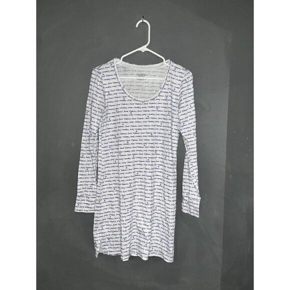 Victorias Secret Graphic Script Nightshirt - Picture 2 of 5